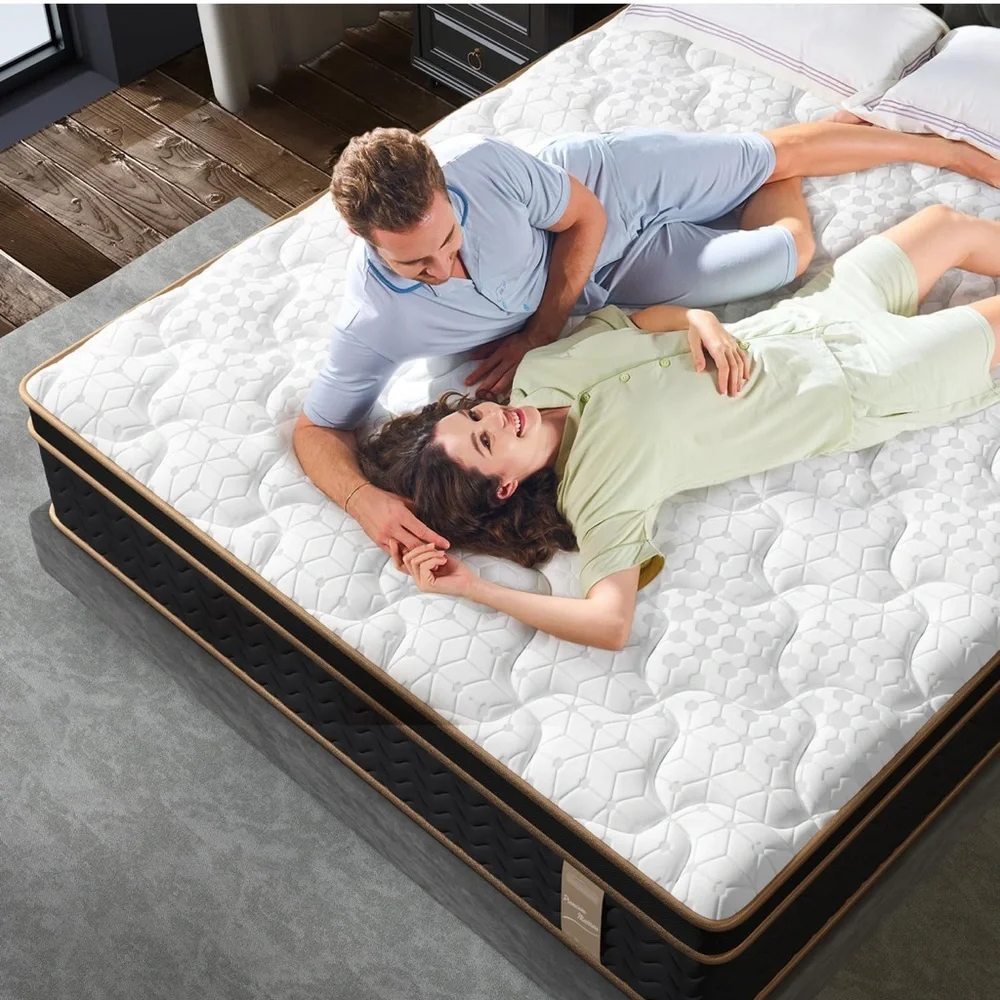 Gray and White Mattress Cover for Luxurious Bedding